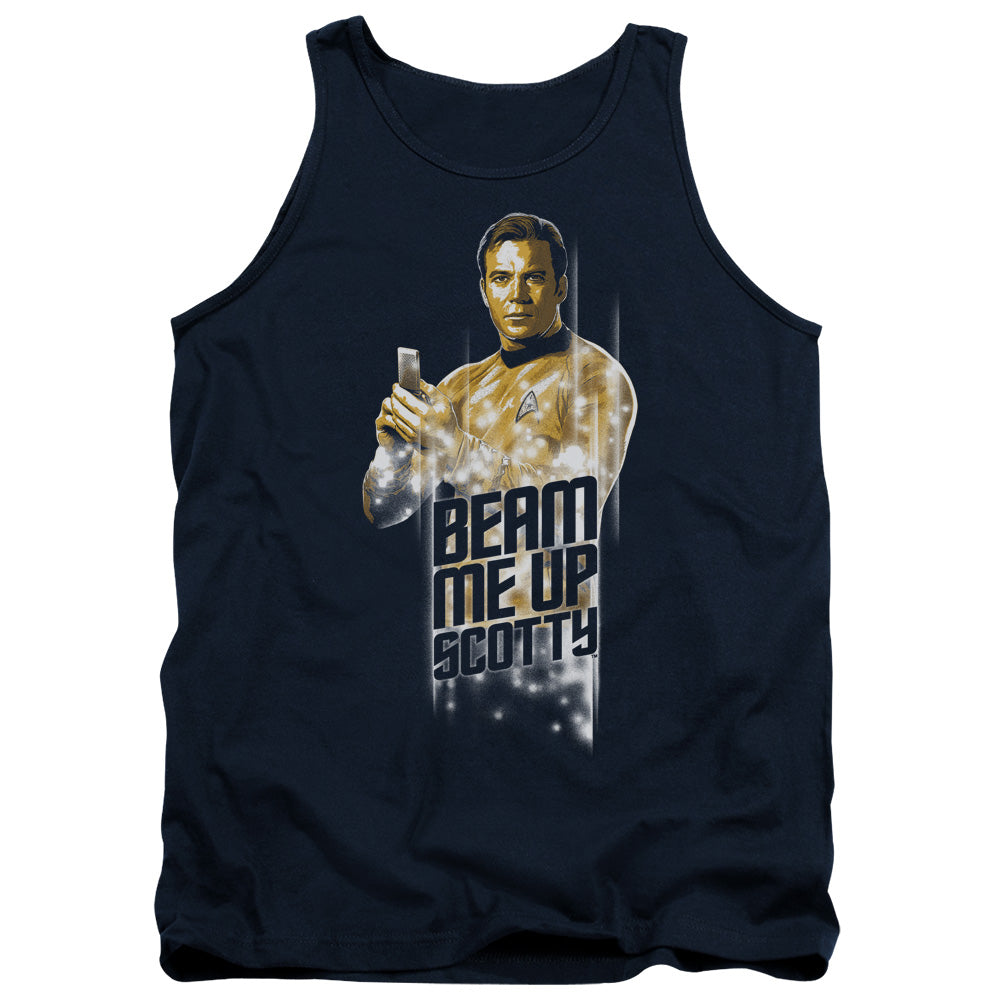STAR TREK/BEAM ME UP - ADULT TANK - NAVY