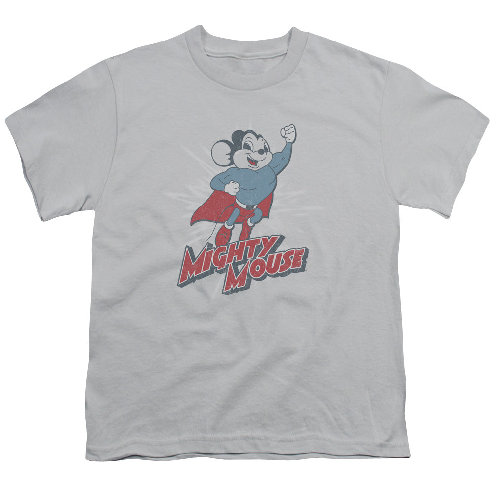 MIGHTY MOUSE/MIGHTY BLAST OFF - S/S YOUTH 18/1 - SILVER