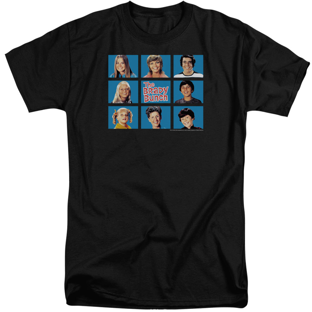 BRADY BUNCH/FRAMED - S/S ADULT TALL 18/1 - BLACK