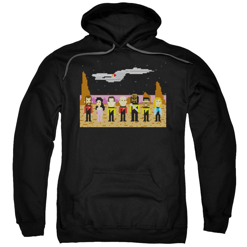 STAR TREK/TNG TREXEL CREW - ADULT PULLOVER HOODIE - BLACK