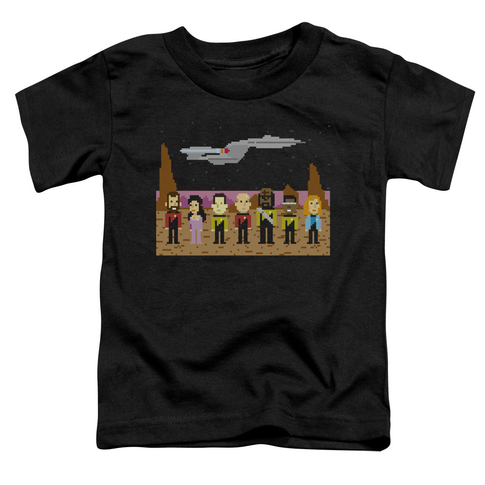 STAR TREK/TNG TREXEL CREW - S/S TODDLER TEE - BLACK