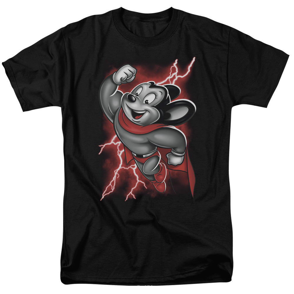 MIGHTY MOUSE/MIGHTY STORM - S/S ADULT 18/1 - BLACK
