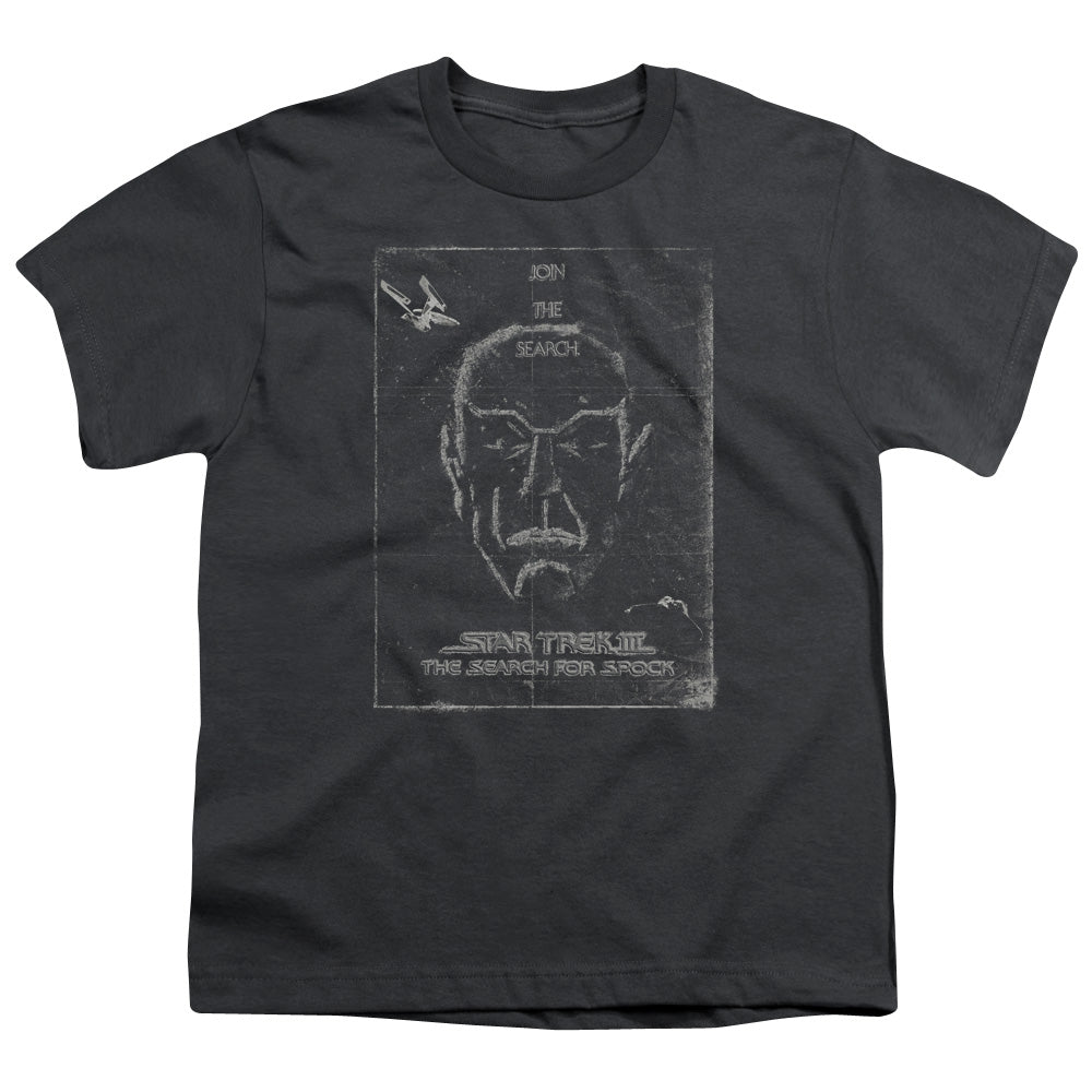 STAR TREK/JOIN THE SEARCH - S/S YOUTH 18/1 - CHARCOAL