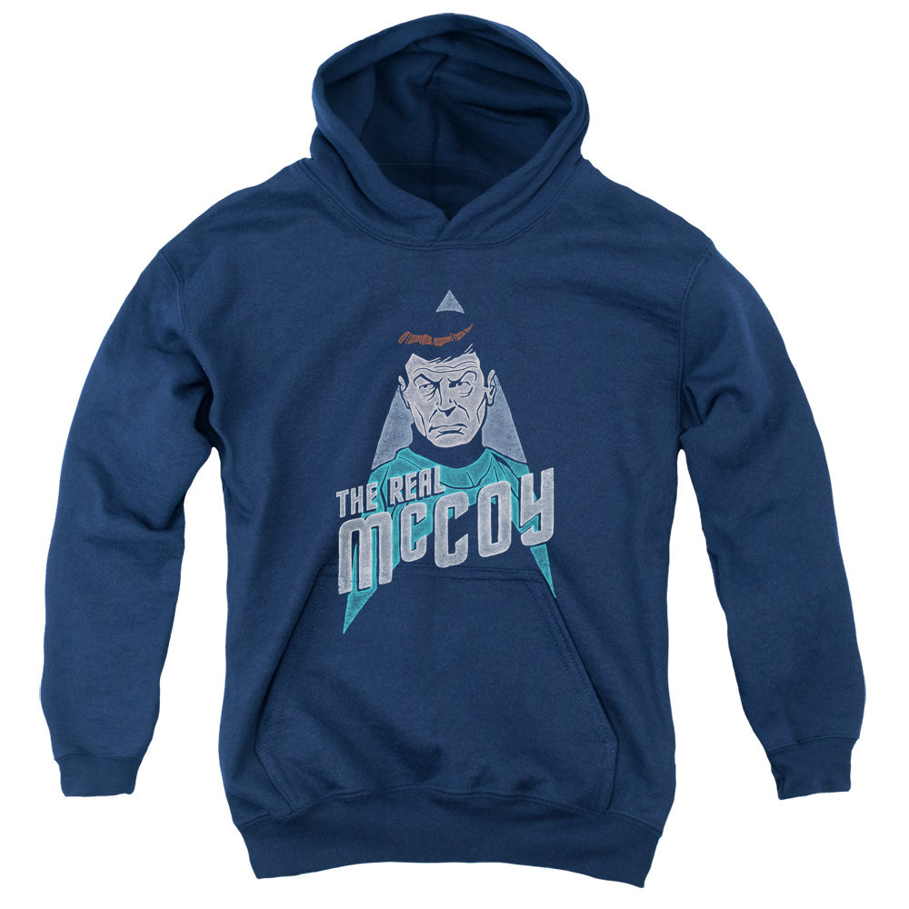 STAR TREK/THE REAL MCCOY - YOUTH PULLOVER HOODIE - NAVY