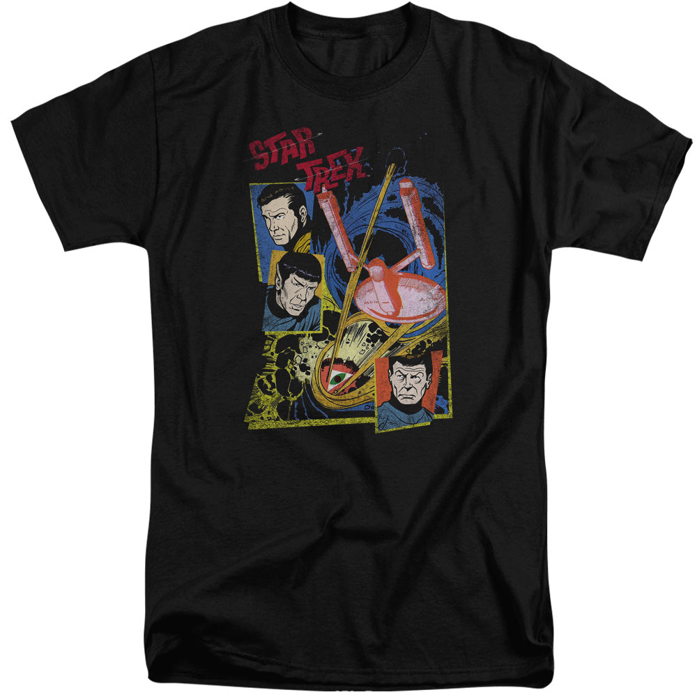 STAR TREK/EYE OF THE STORM - S/S ADULT TALL 18/1 - BLACK
