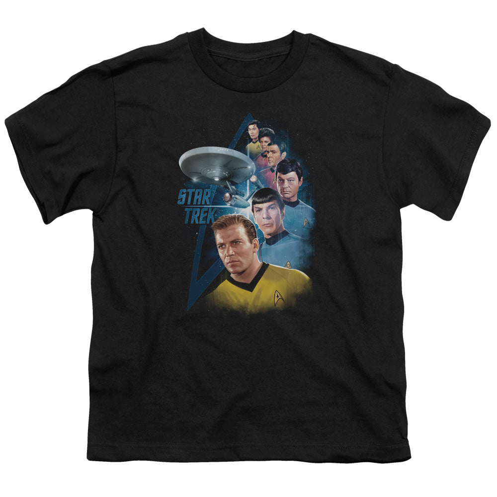 STAR TREK/AMONG THE STARS - S/S YOUTH 18/1 - BLACK