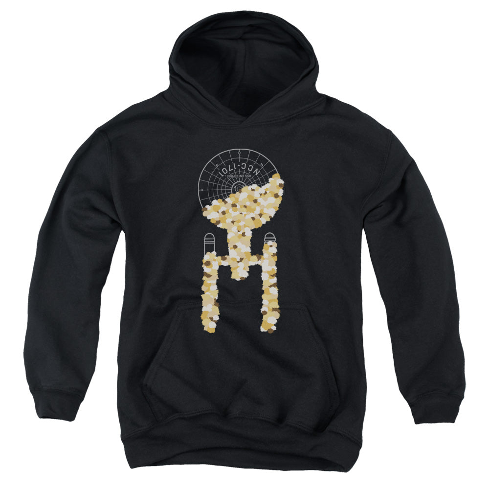 STAR TREK/TRIBBLE TAKEOVER - YOUTH PULLOVER HOODIE - BLACK