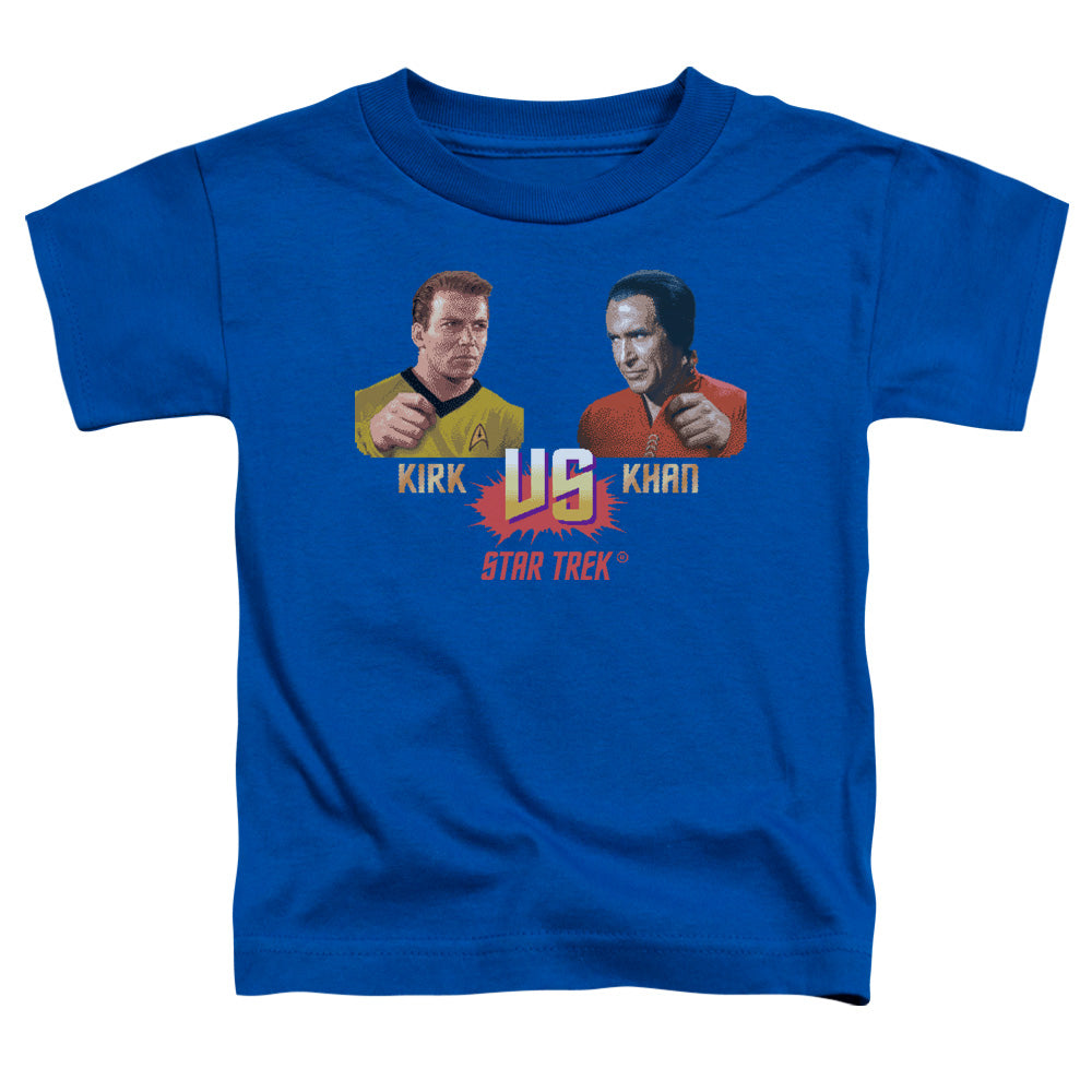 STAR TREK/KIRK VS KHAN - S/S TODDLER TEE - ROYAL BLUE