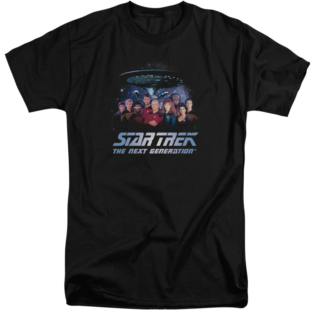 STAR TREK/SPACE GROUP - S/S ADULT TALL 18/1 - BLACK
