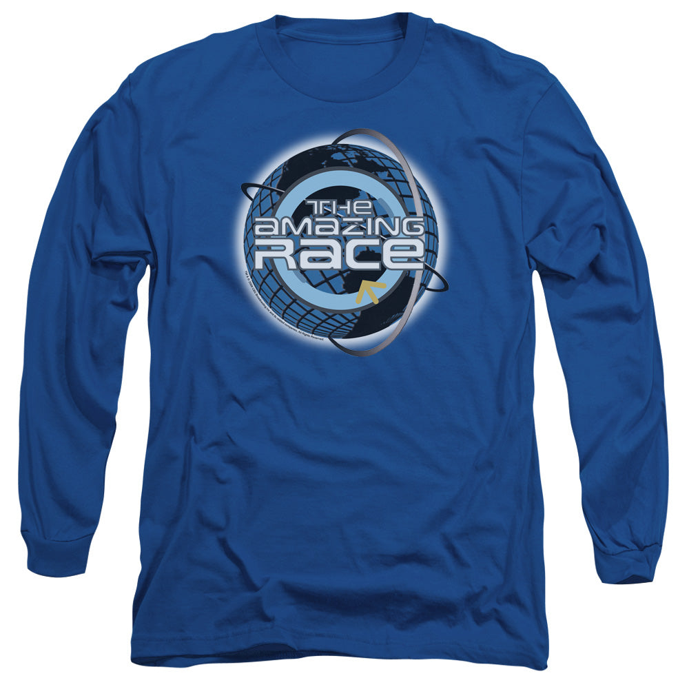AMAZING RACE/AROUND THE GLOBE - L/S ADULT 18/1 - ROYAL BLUE