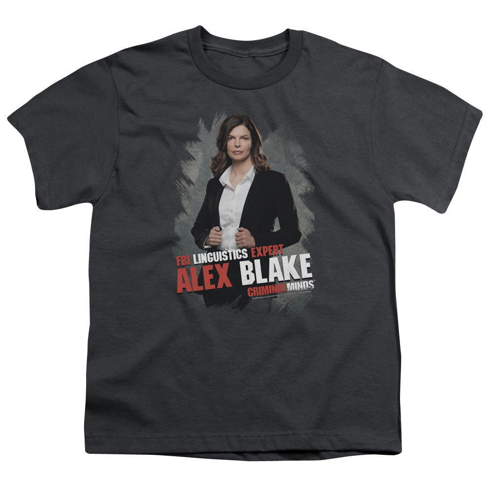 CRIMINAL MINDS/ALEX BLAKE - S/S YOUTH 18/1 - CHARCOAL