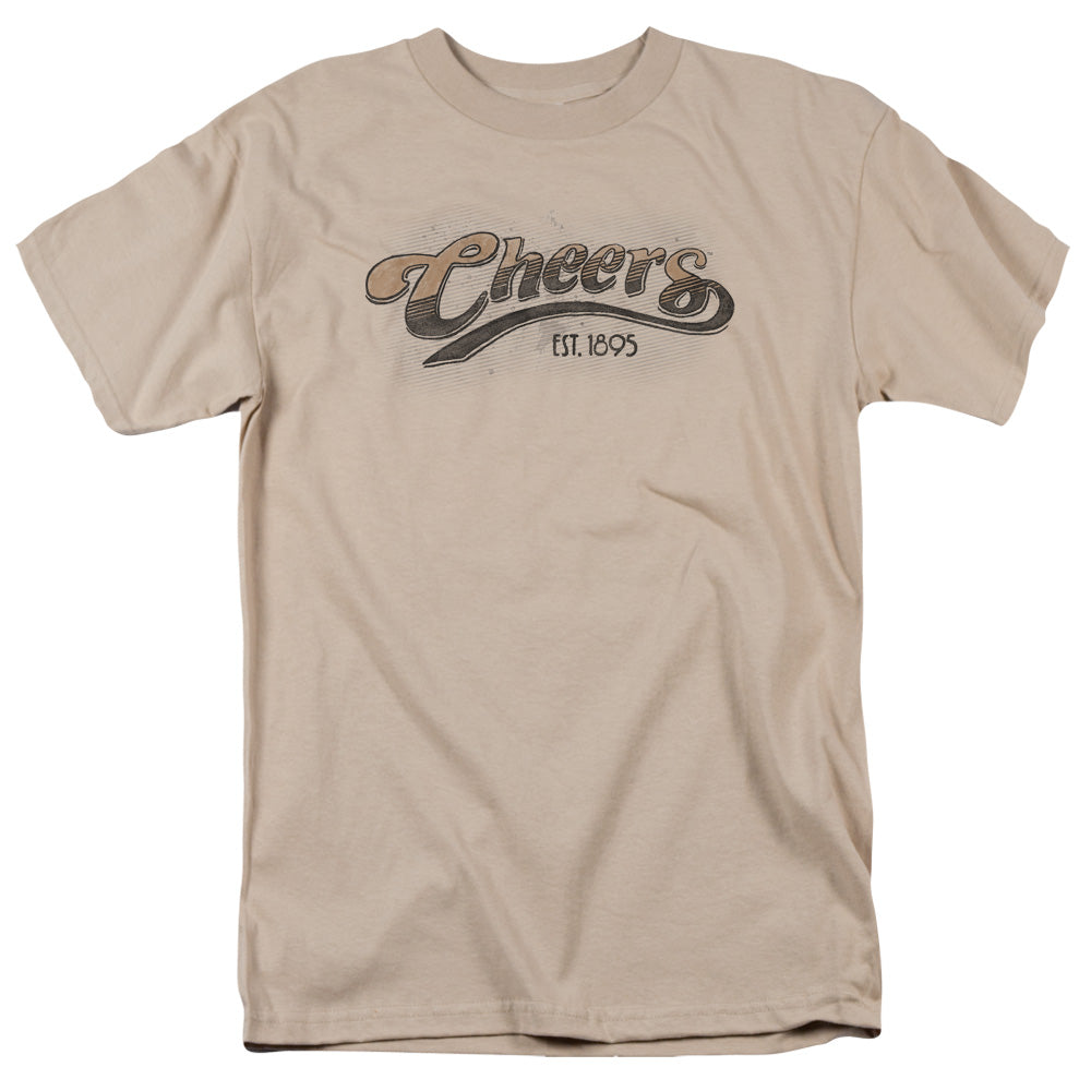 CHEERS/WATERCOLOR LOGO - S/S ADULT 18/1 - SAND