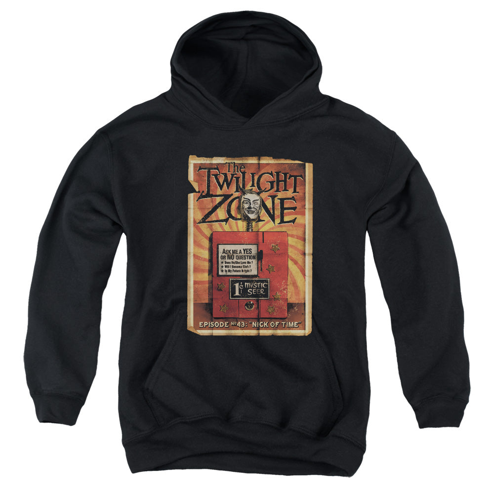 TWILIGHT ZONE/SEER - YOUTH PULLOVER HOODIE - BLACK