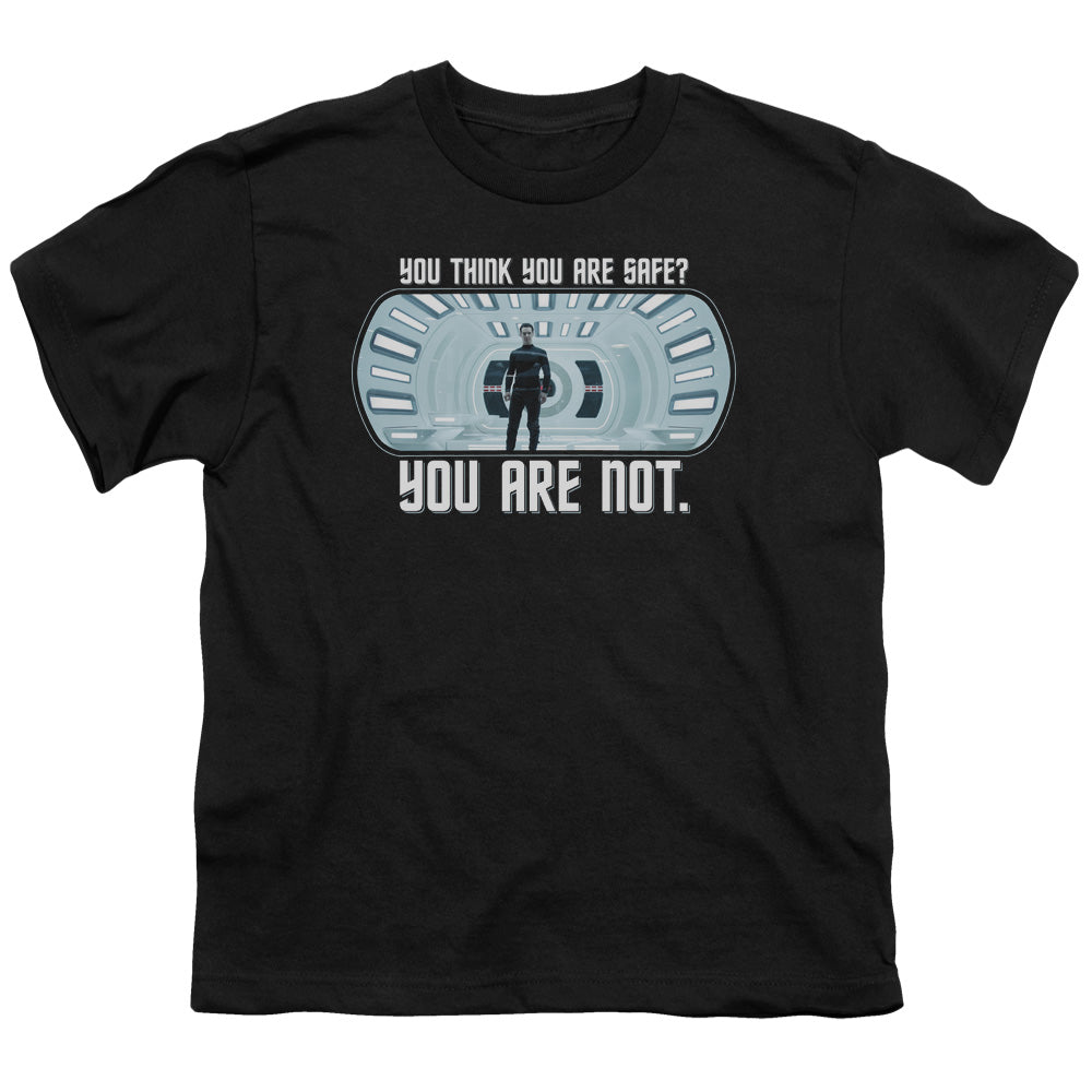 STAR TREK/NOT SAFE - S/S YOUTH 18/1 - BLACK