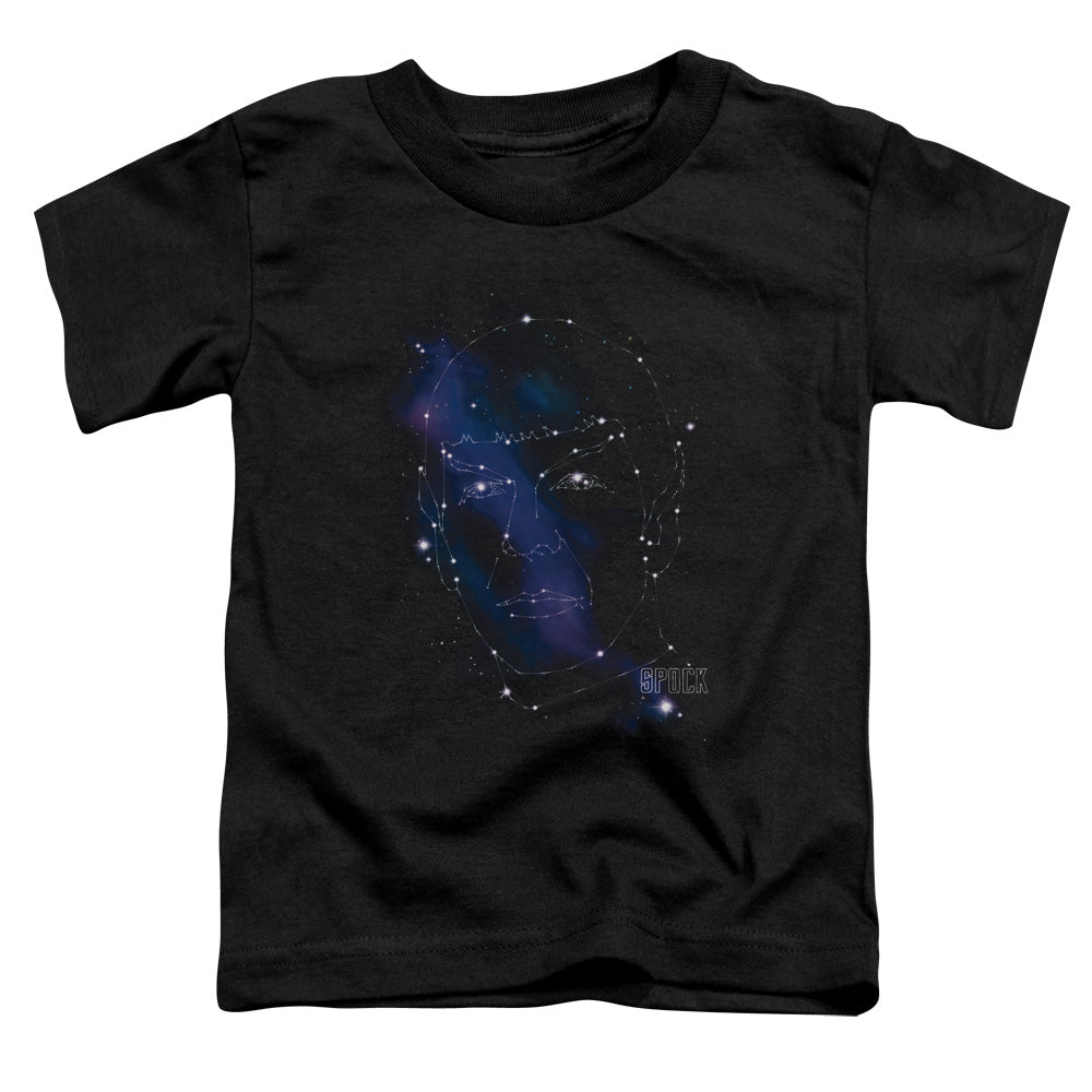 STAR TREK/SPOCK CONSTELLATIONS - S/S TODDLER TEE - BLACK
