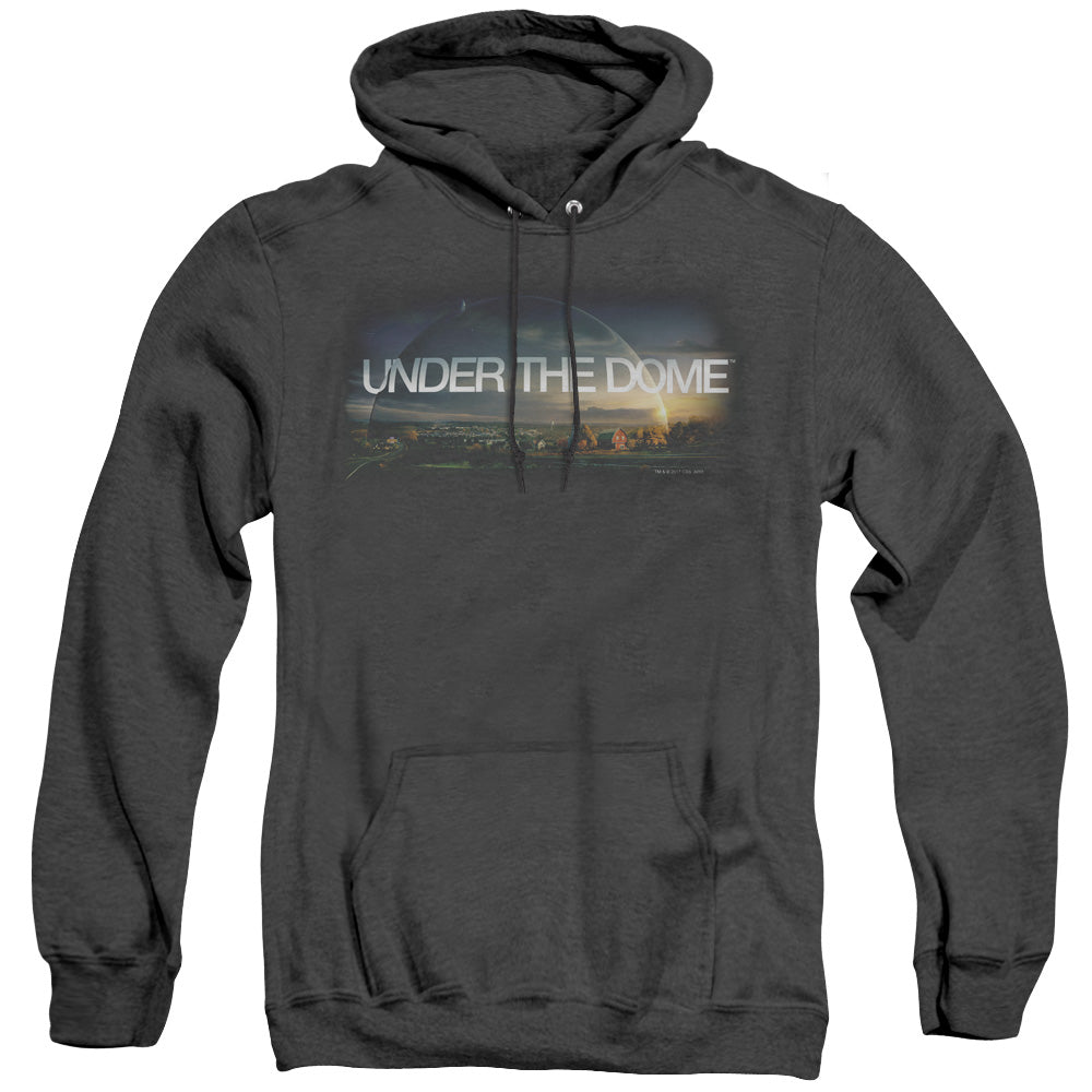 UNDER THE DOME/DOME KEY ART - ADULT HEATHER HOODIE - BLACK