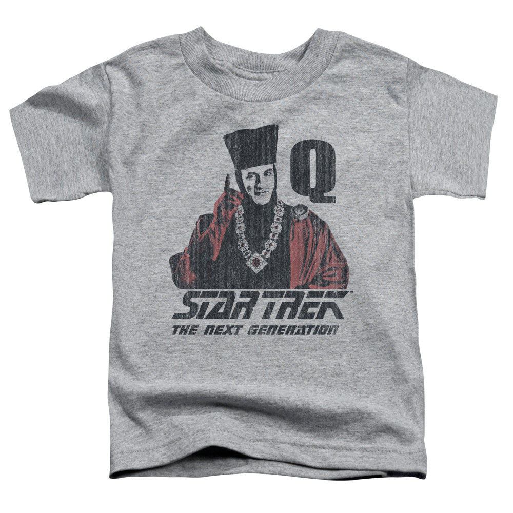 STAR TREK/Q POINT - S/S TODDLER TEE - ATHLETIC HEATHER