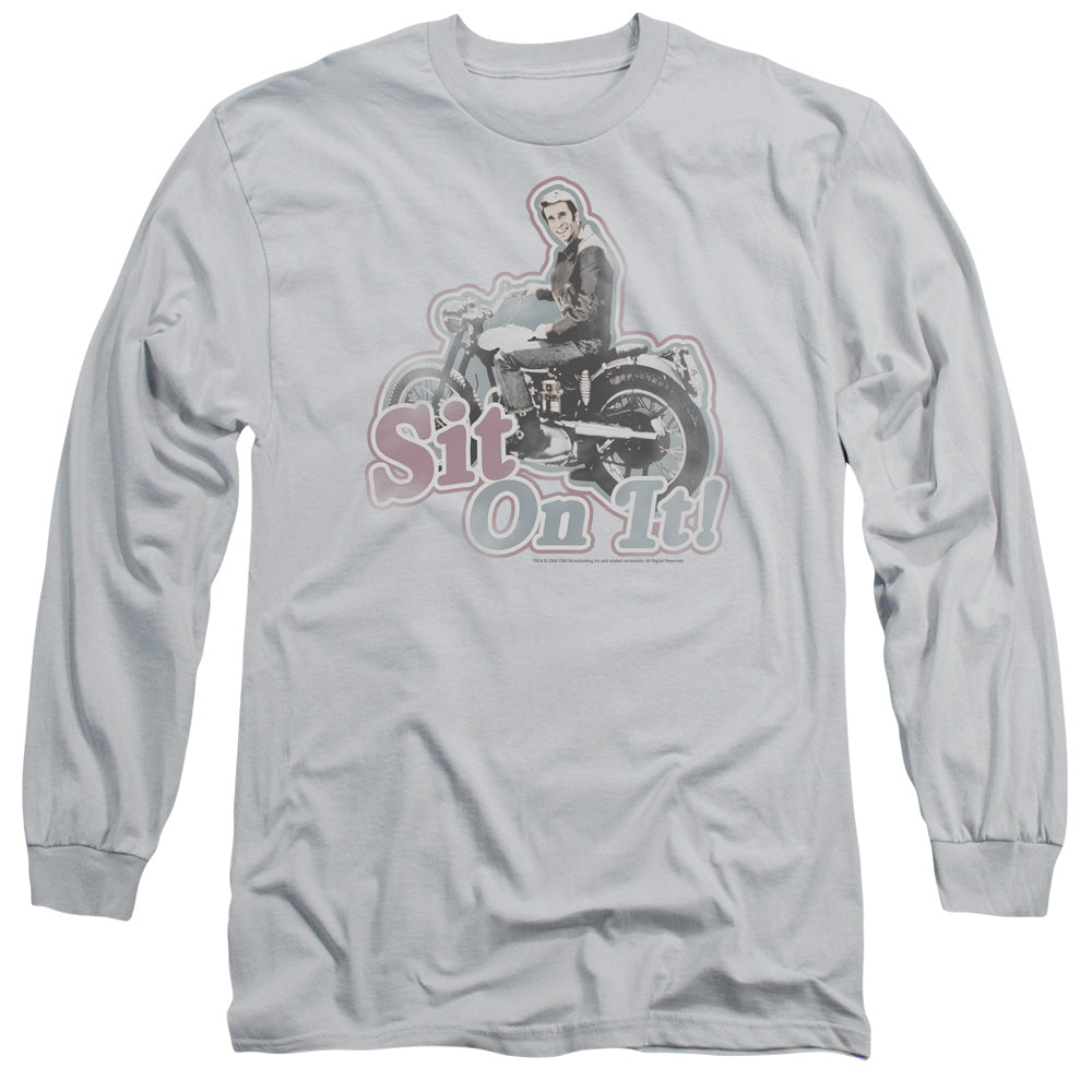 HAPPY DAYS/SIT ON IT! - L/S ADULT 18/1 - SILVER
