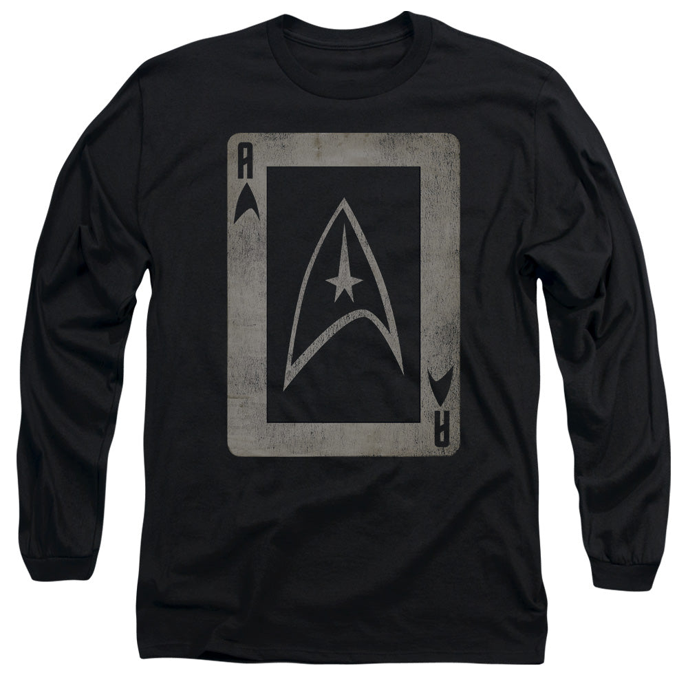 STAR TREK/TOS ACE -  L/S ADULT 18/1  - BLACK