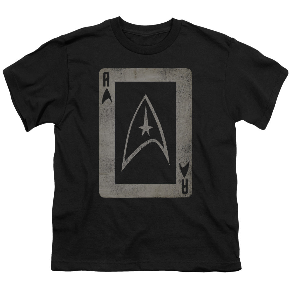 STAR TREK/TOS ACE - S/S YOUTH 18/1 - BLACK
