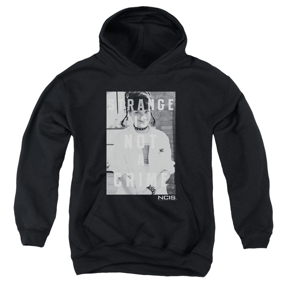 NCIS/STRANGE - YOUTH PULLOVER HOODIE - BLACK