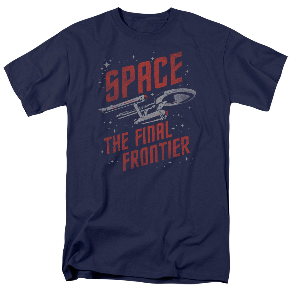 STAR TREK/SPACE TRAVEL - S/S ADULT 18/1  -  NAVY