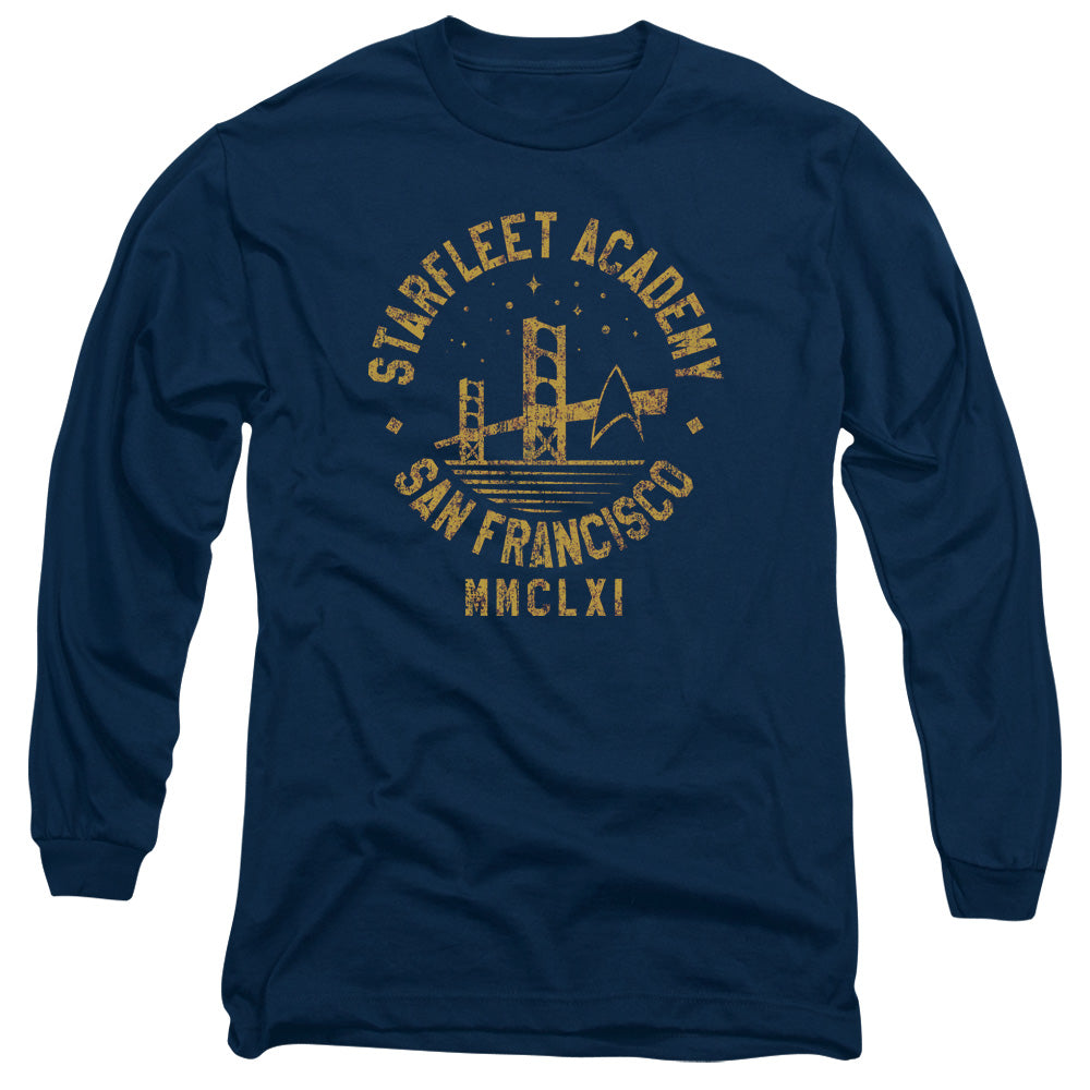 STAR TREK/COLLEGIATE BRIDGE -  L/S ADULT 18/1  - NAVY