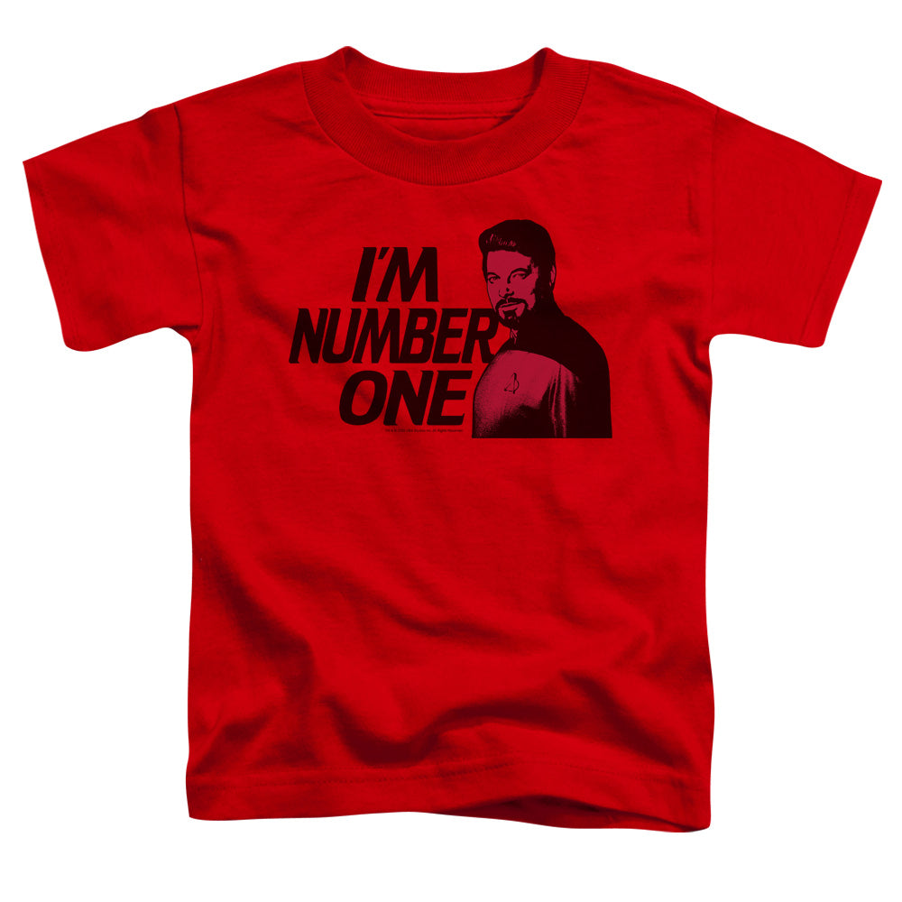 STAR TREK/IM NUMBER ONE - S/S TODDLER TEE - RED