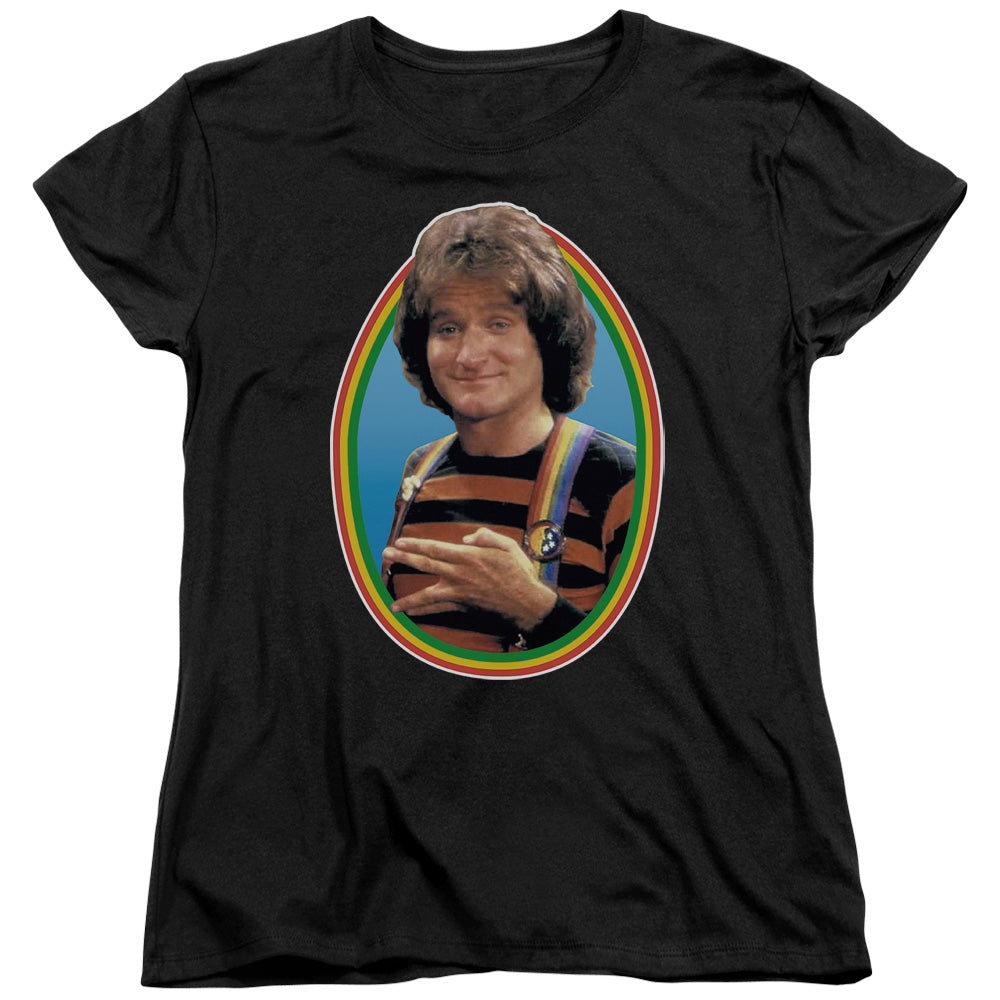 MORK & MINDY/MORK - S/S WOMENS TEE - BLACK