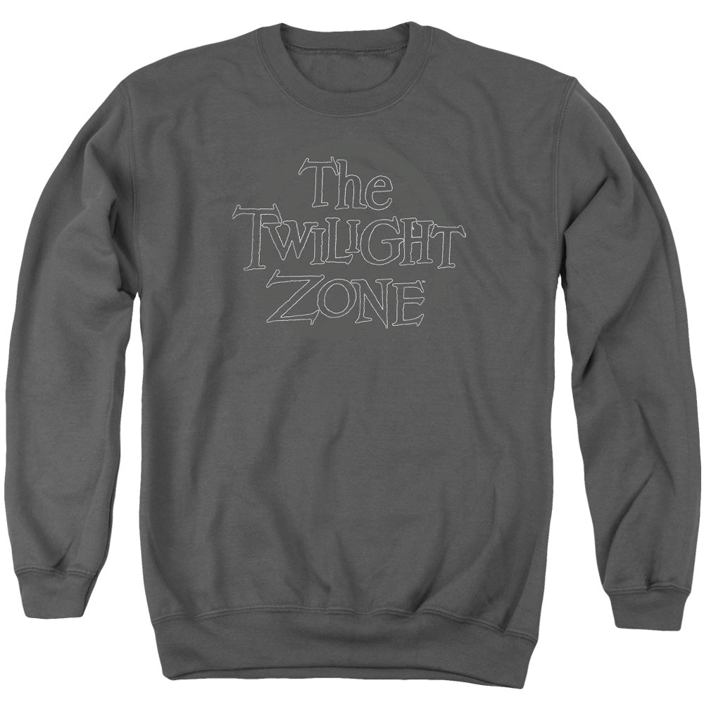 TWILIGHT ZONE/SPIRAL LOGO - ADULT CREWNECK SWEATSHIRT - CHARCOAL