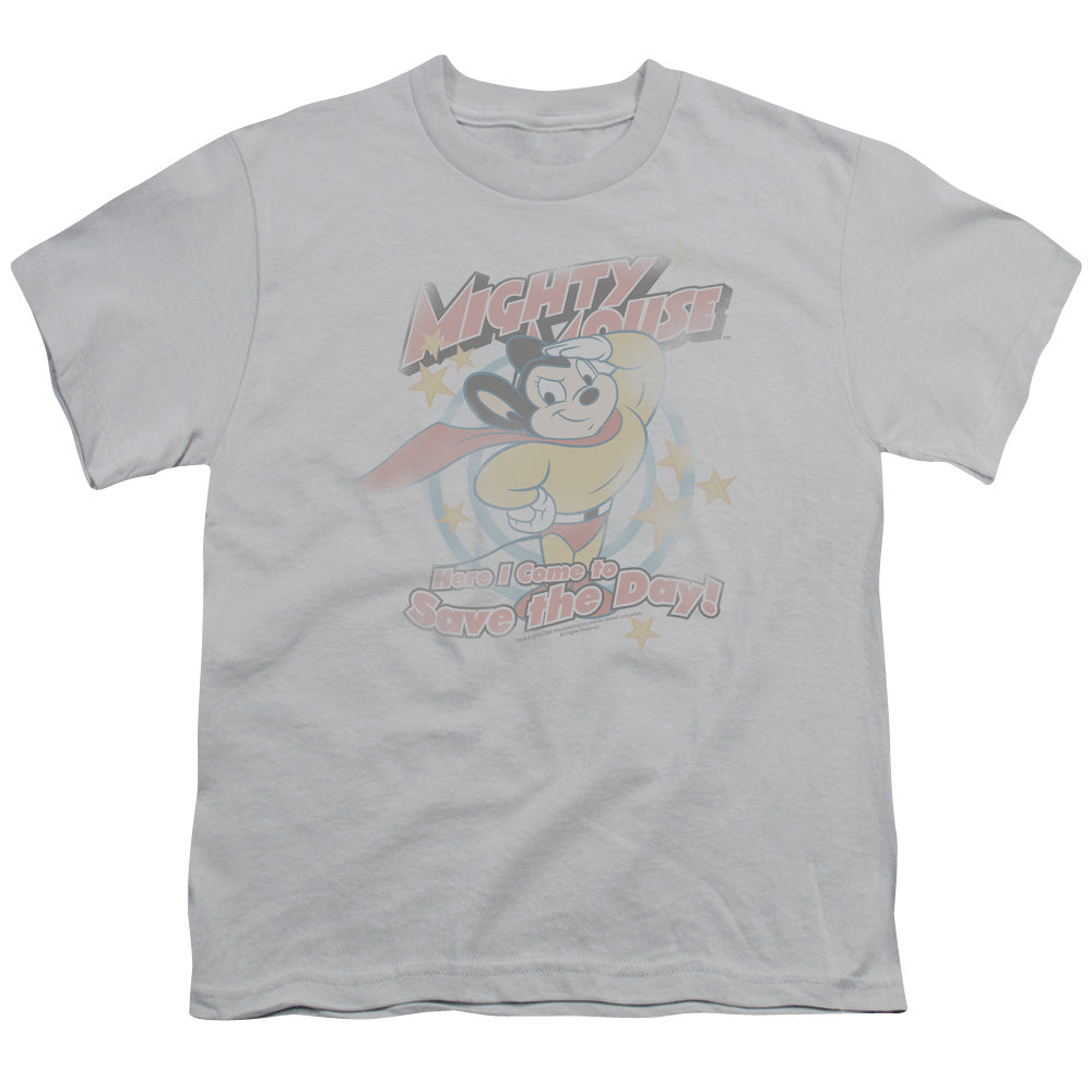 MIGHTY MOUSE/AT YOUR SERVICE - S/S YOUTH 18/1 - SILVER