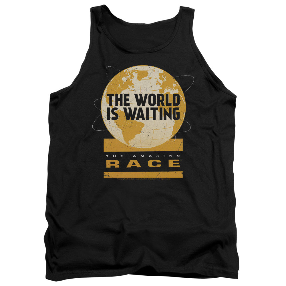 AMAZING RACE/WAITING WORLD - ADULT TANK - BLACK