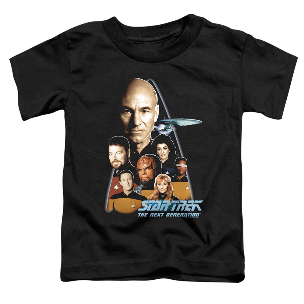 STAR TREK/THE NEXT GENERATION - S/S TODDLER TEE - BLACK