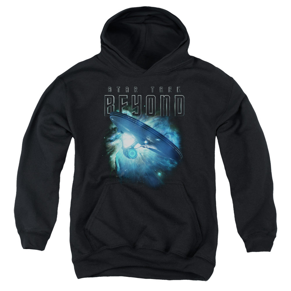 STAR TREK BEYOND/VOYAGE - YOUTH PULLOVER HOODIE - BLACK