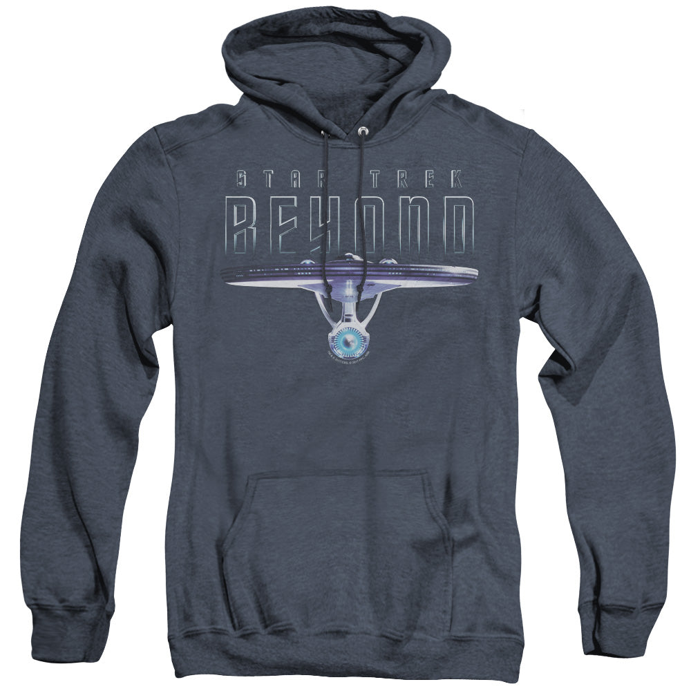 STAR TREK BEYOND/ENTERPRISE BEYOND - ADULT HEATHER HOODIE - NAVY