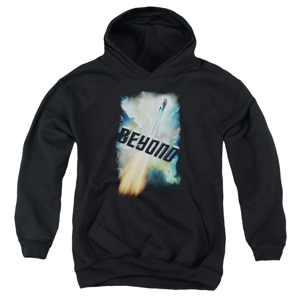 STAR TREK BEYOND/BEYOND POSTER - YOUTH PULLOVER HOODIE - BLACK