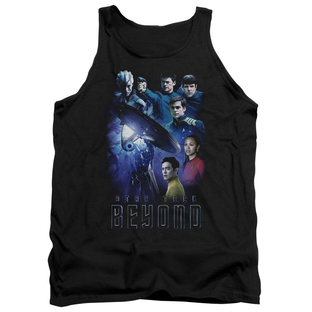 STAR TREK BEYOND/BEYOND CAST - ADULT TANK - BLACK