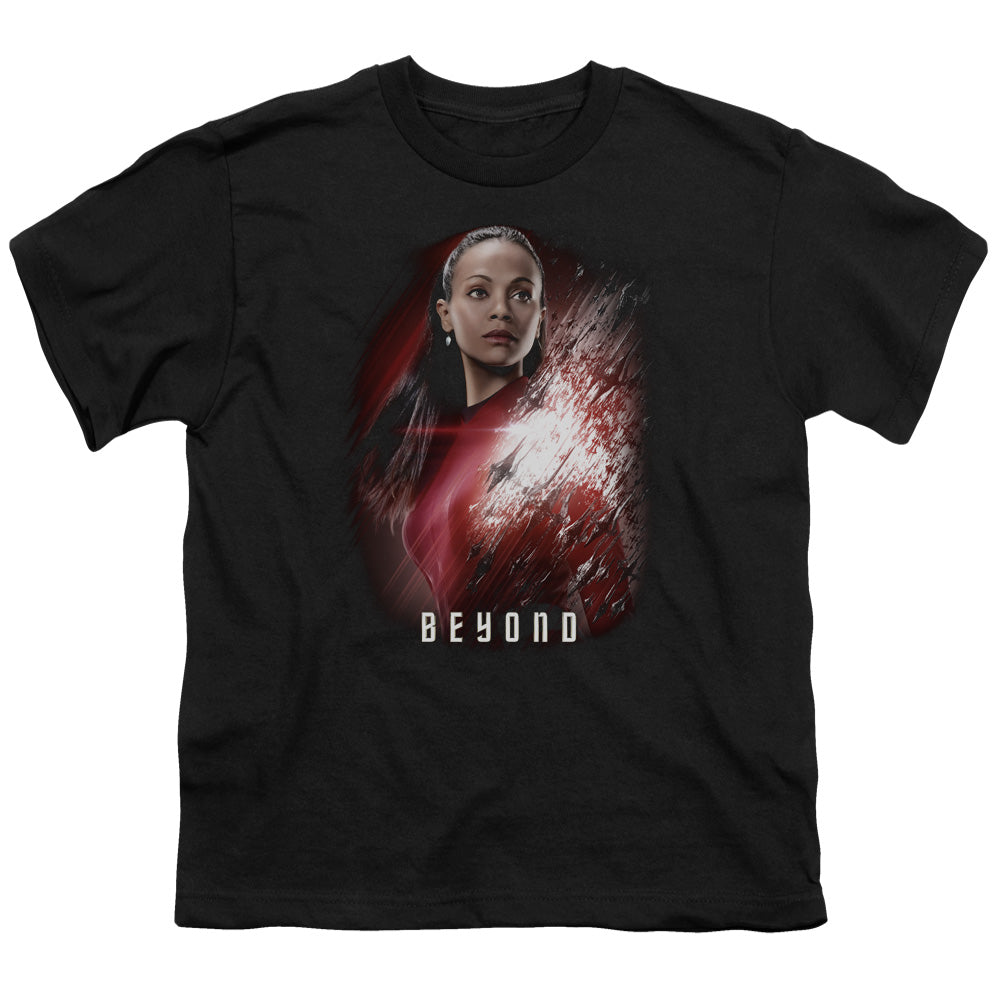 STAR TREK BEYOND/UHURA POSTER - S/S YOUTH 18/1 - BLACK