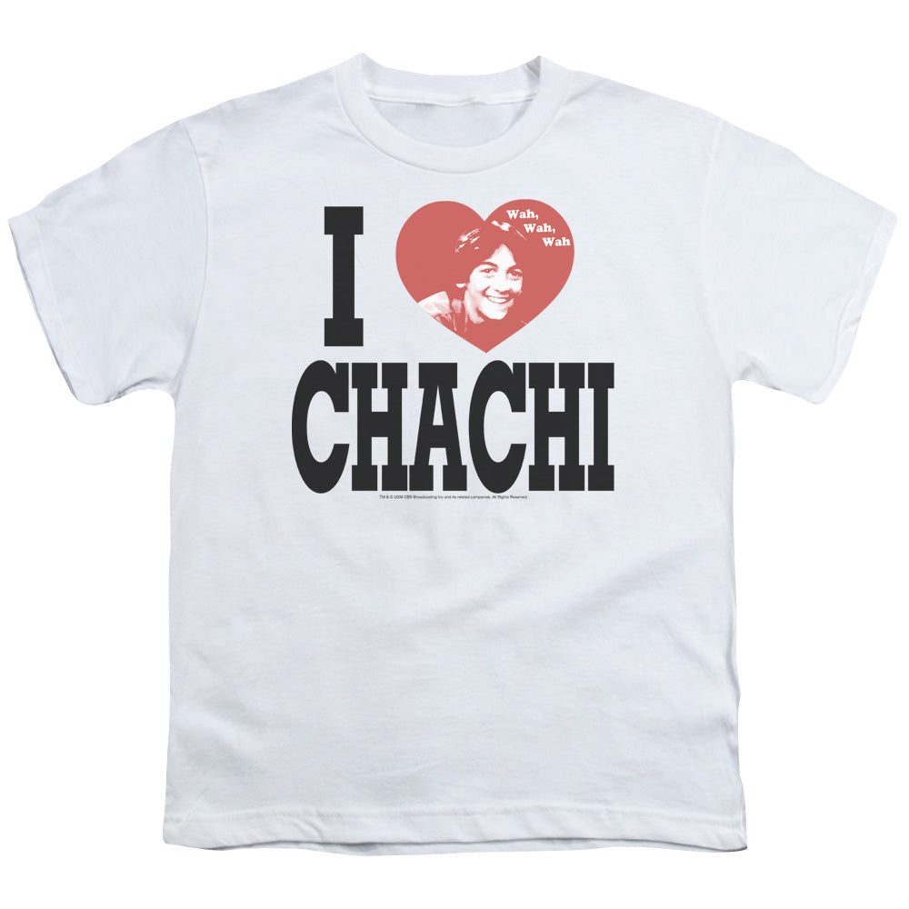 HAPPY DAYS/I HEART CHACHI - S/S YOUTH 18/1 - WHITE
