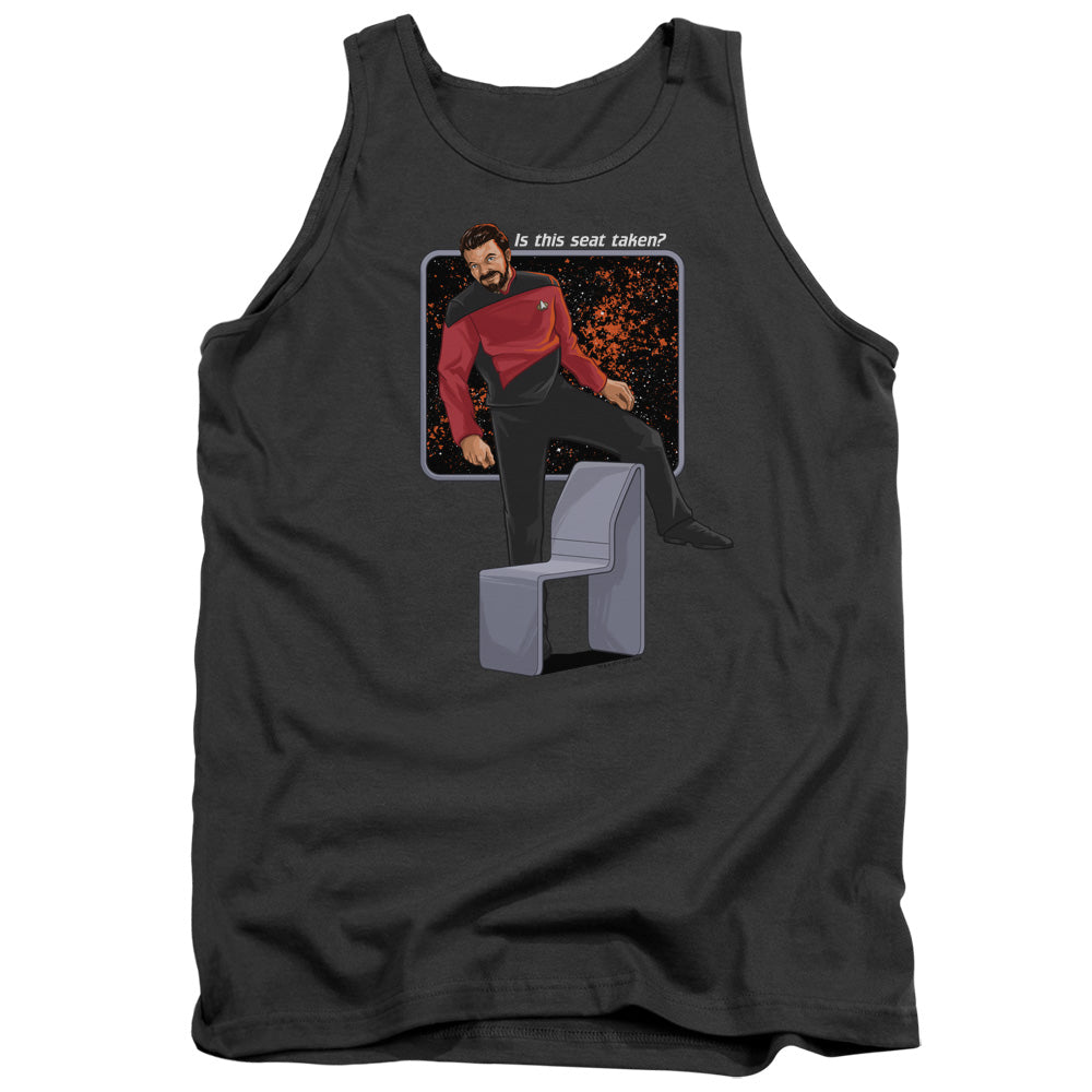 STAR TREK/IS THIS SEAT TAKEN - ADULT TANK - CHARCOAL