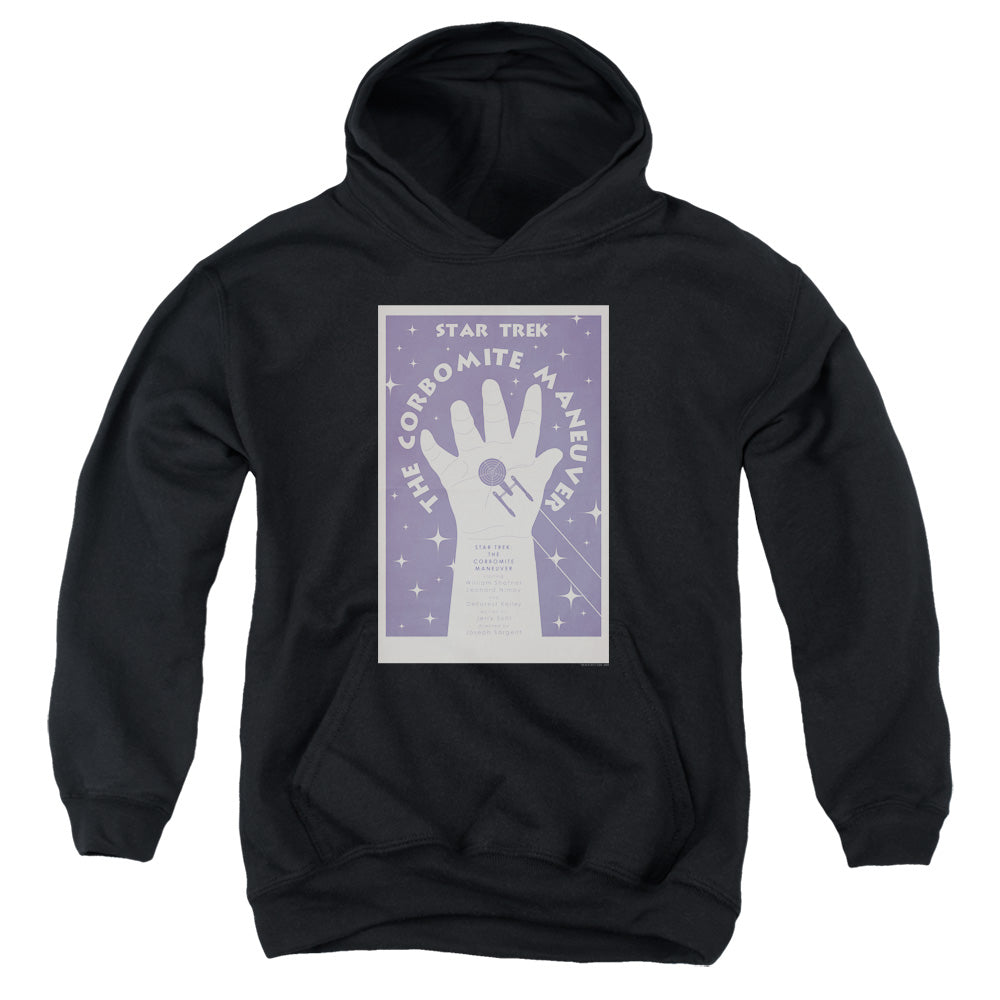 STAR TREK/TOS EPISODE 10 - YOUTH PULLOVER HOODIE - BLACK