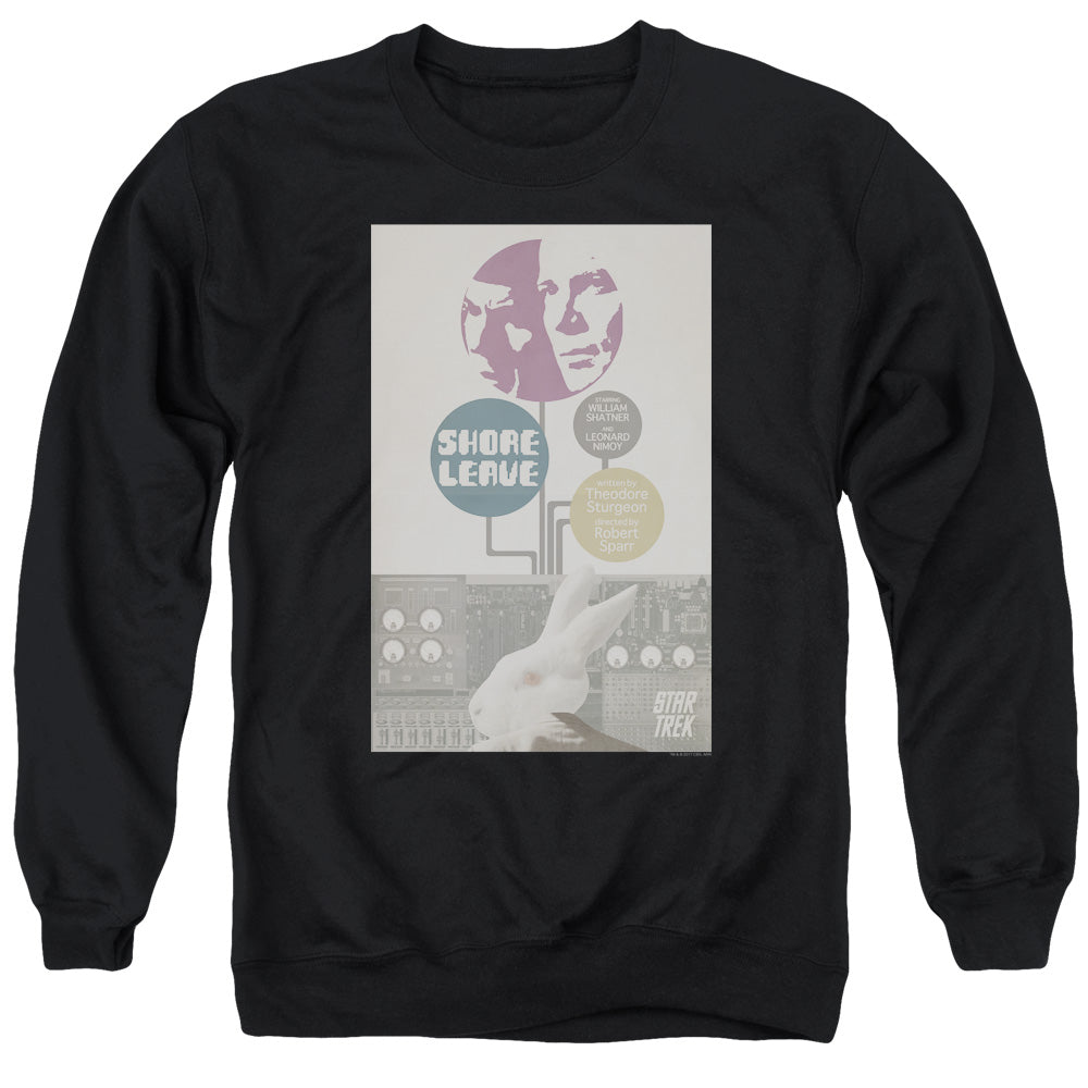 STAR TREK/TOS EPISODE 15 - ADULT CREWNECK SWEATSHIRT - BLACK
