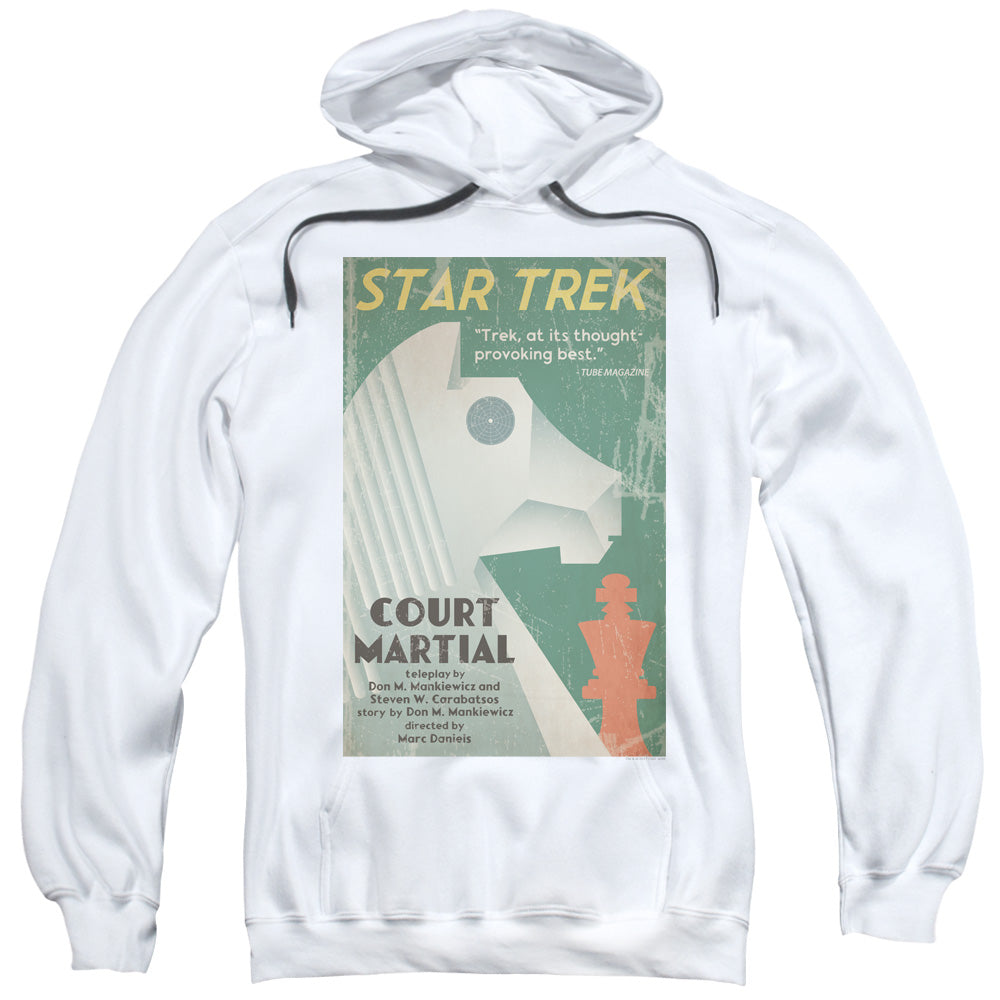STAR TREK/TOS EPISODE 20 - ADULT PULLOVER HOODIE - WHITE