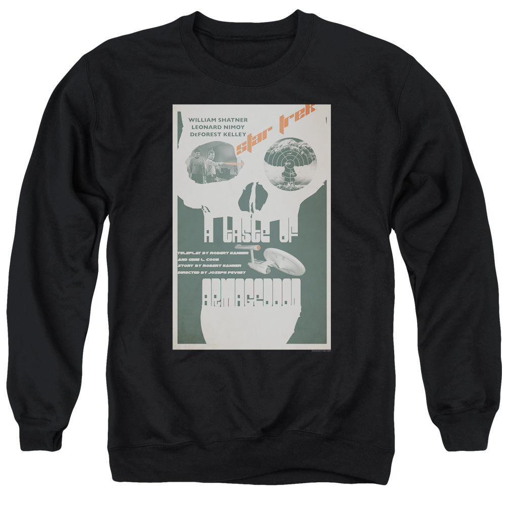 STAR TREK/TOS EPISODE 23 - ADULT CREWNECK SWEATSHIRT - BLACK