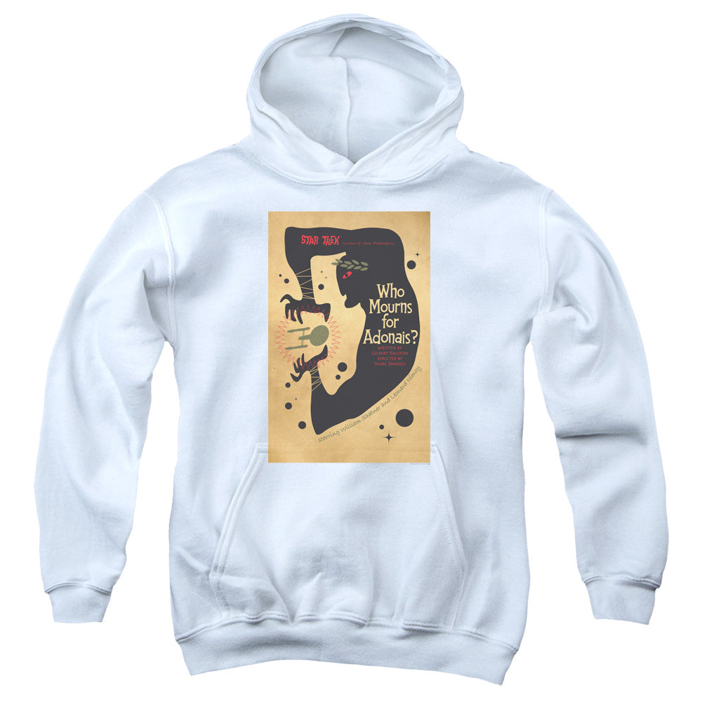 STAR TREK/TOS EPISODE 31 - YOUTH PULLOVER HOODIE - WHITE