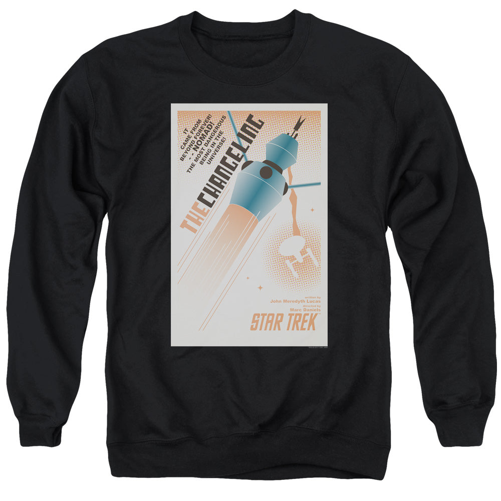 STAR TREK/TOS EPISODE 32 - ADULT CREWNECK SWEATSHIRT - BLACK