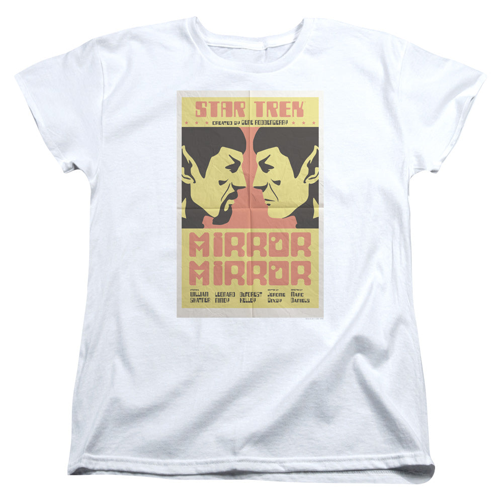 STAR TREK/TOS EPISODE 33 - S/S WOMENS TEE - WHITE