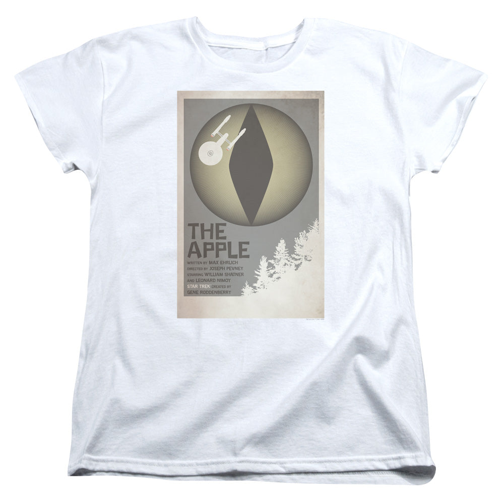 STAR TREK/TOS EPISODE 34 - S/S WOMENS TEE - WHITE