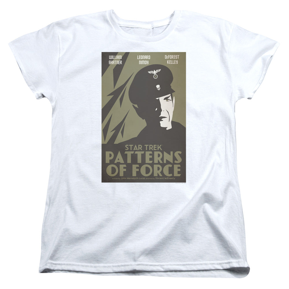 STAR TREK/TOS EPISODE 50 - S/S WOMENS TEE - WHITE