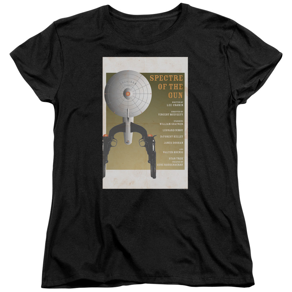 STAR TREK/TOS EPISODE 61 - S/S WOMENS TEE - BLACK